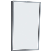 Mirror, Tilt Frame, 30" L x 18" W Industrial Sales