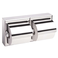 Two-Roll Toilet Paper Dispenser with Hoods, Multiple Roll Capacity Industrial Sales