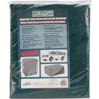 Tarp, Heavy-Duty, Green, 8' x 6' x 9 mils Industrial Sales