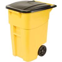 BRUTE&reg; Roll-Out Container, Curbside, Plastic, 50 US gal. Industrial Sales
