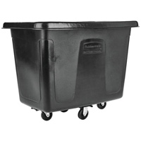 Bulk Cube Truck, Polyethylene, 42-13/16" L x 28" W x 33" H, 12 cu.ft. Volume, 400 lbs. Capacity Industrial Sales