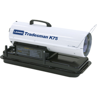 Tradesman&reg; Forced Air Heater, Fan, Kerosene, 75,000 BTU/H Industrial Sales