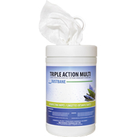 Triple Action Multi Disinfecting Wipes, 7" x 8", 120 Count Industrial Sales