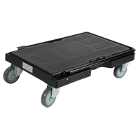 Trolley, 31-3/4" L x 20-1/2" W, 500 lbs. Cap., Rubber Wheels Industrial Sales