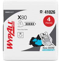 X80 Wipers, Heavy-Duty, 12-1/2" L x 12" W Industrial Sales