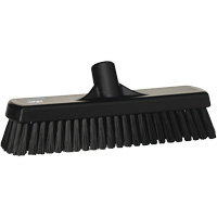 Balai-brosse pour planchers et mur, Crins Ferme, 12", Polyester, Noir Industrial Sales