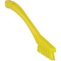 Detail Brush, Stiff Bristles, 8" Long, Yellow Industrial Sales