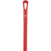 Manche ultra hygi&eacute;nique, Balai/Grattoir/Raclette, Rouge, Ergonomique, 59" lo Industrial Sales