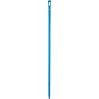 Ultra Hygiene Handle, Broom/Scraper/Squeegee, Blue, Ergonomic, 59" L Industrial Sales