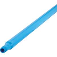 Ultra Hygiene Handle, Broom/Scraper/Squeegee, Blue, Ergonomic, 59" L Industrial Sales