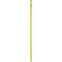 Manche ultra hygi&eacute;nique, Balai/Grattoir/Raclette, Jaune, Ergonomique, 59" lo Industrial Sales