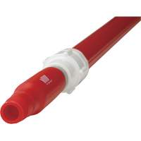 Manche de brosse pour plateforme, Brosse/Support &agrave; tampon, Rouge, T&eacute;lescopique, 62"-113" lo Industrial Sales