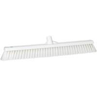 Balai-brosse &agrave; soies combin&eacute;es, Crins Cors&eacute;/Fin, 24", Polyester, Blanc Industrial Sales
