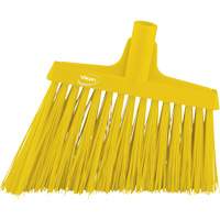 T&ecirc;te de balai oblique, Crins Extra-ferme, 12", Polyester, Jaune Industrial Sales