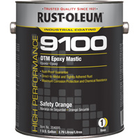 9100 System DTM Epoxy Mastic Base, Safety Orange, Gallon Industrial Sales