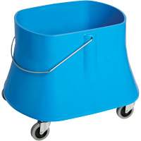 Seau pour vadrouille Champ, Capacit&eacute; de 10 gal. US (40 pintes), Bleu Industrial Sales