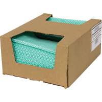 Chiffons de choix pour comptoir SaniWorks, Vert/Blanc Industrial Sales