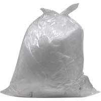 Industrial Garbage Bags, Utility, 20" W x 22" L, 0.64 mils, Clear, 23 L (6 Gal.) Capacity Industrial Sales