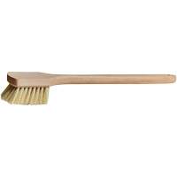 Brosse &agrave; chaudron &agrave; manche long, 20" l, Soies Tampico, Beige Industrial Sales