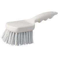Brosse &agrave; chaudron &agrave; manche court, 9" l, Soies Polypropyl&egrave;ne, Blanc Industrial Sales