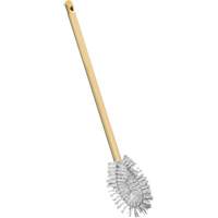 Brosse &agrave; cuvettes HD &agrave; broche torsad&eacute;e, 20" l, Soies Polypropyl&egrave;ne, Jaune Industrial Sales
