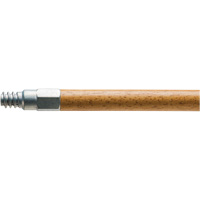 Manche en bois avec embout en m&eacute;tal, Bois, Pointe Filetage ACME, 1-1/8" dia, 60" lo Industrial Sales