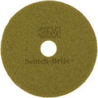 TopLine Speed Floor Pad, 17", Burnishing, Brown Industrial Sales