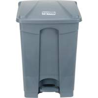 Poubelle &agrave; p&eacute;dale, Plastique, Capacit&eacute; 12 gal. US Industrial Sales