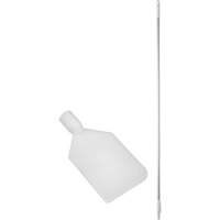 Paddle Scraper with Handle, White, 4-1/3" W x 59" L Industrial Sales