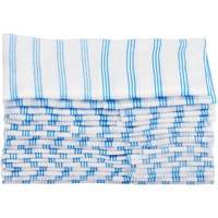 Chiffons jetables, Microfibre, Bleu/Blanc Industrial Sales