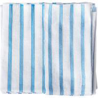 Chiffons jetables, Microfibre, Bleu/Blanc Industrial Sales
