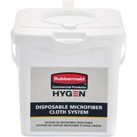 Seau de chargement pour chiffons microfibres, Blanc Industrial Sales