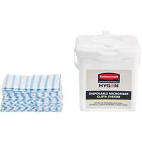 Seau de chargement pour chiffons microfibres, Blanc Industrial Sales
