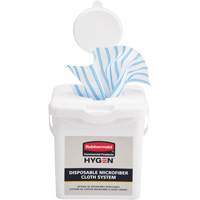 Seau de chargement pour chiffons microfibres, Blanc Industrial Sales