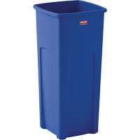 Conteneur de recyclage carr&eacute; Untouchable, Vrac, Plastique, 23 gal. US Industrial Sales