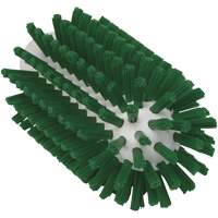 2.5" Brush, Stiff Bristles, 5-3/5" Long, Green Industrial Sales