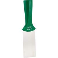 Handle-Mounted Stainless Steel Scraper, Green, 2" W x 8" L Industrial Sales
