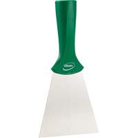 Handle-Mounted Stainless Steel Scraper, Green, 4" W x 8" L Industrial Sales