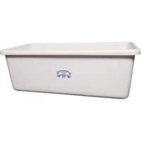 Transport Storage Tub, Plastic, White Industrial Sales