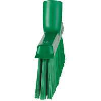 Balai biseaut&eacute; avec pas de vis inclin&eacute;, Crins Moyen, 10", Polyester, Vert Industrial Sales