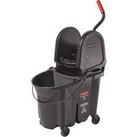 Wavebrake&reg; Bucket & Wringer, Down Press, 8.75 US Gal.(35 Quart), Black Industrial Sales