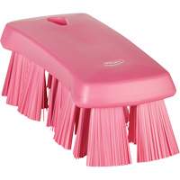 UST Hand Brush, Stiff Bristles, 6-9/10" Long, Pink Industrial Sales