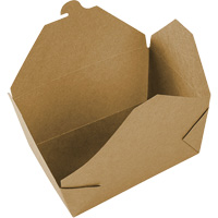 Kraft Take Out Food Containers, Corrugated, Rectangular Industrial Sales