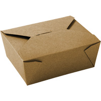 Kraft Take Out Food Containers, Corrugated, Rectangular Industrial Sales