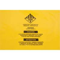 Hazardous Waste Liners, Asbestos, 40" L x 26" W, 3 mils Industrial Sales