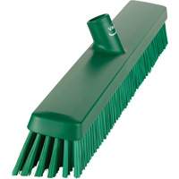 Balai-brosse robuste, Crins Fin/Ferme, 24", Vert Industrial Sales