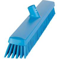 Balai-brosse robuste, Crins Fin/Ferme, 24", Bleu Industrial Sales