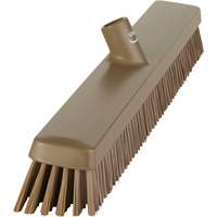 Balai-brosse robuste, Crins Fin/Ferme, 24", Brun Industrial Sales