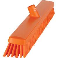 Balai-brosse robuste, Crins Fin/Ferme, 24", Orange Industrial Sales