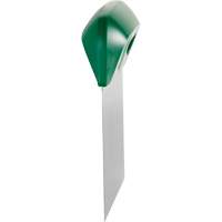 Flexible Stainless Steel Dough Cutter/Scraper, Green, 4-1/2" W x 5-3/4" L Industrial Sales